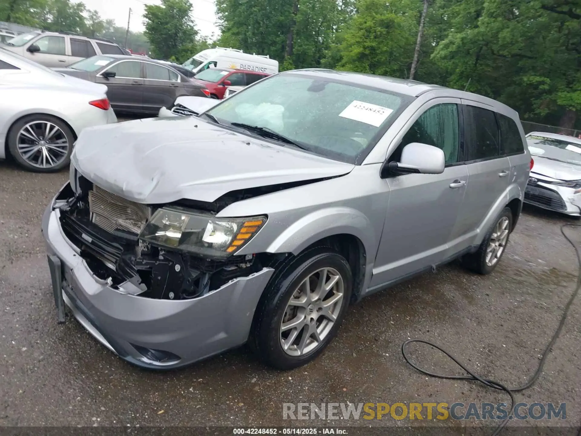2 Фотография поврежденного автомобиля 3C4PDDEG9KT738739 DODGE JOURNEY 2019