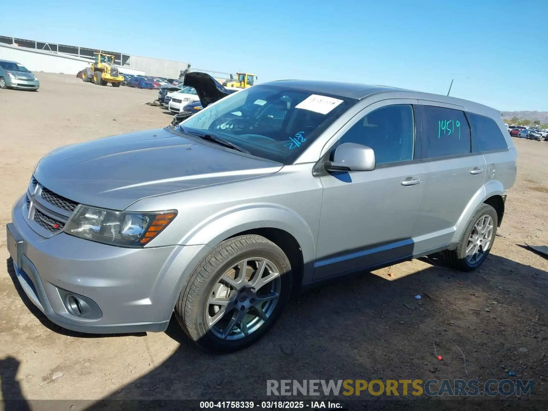 14 Photograph of a damaged car 3C4PDDEGXKT784922 DODGE JOURNEY 2019