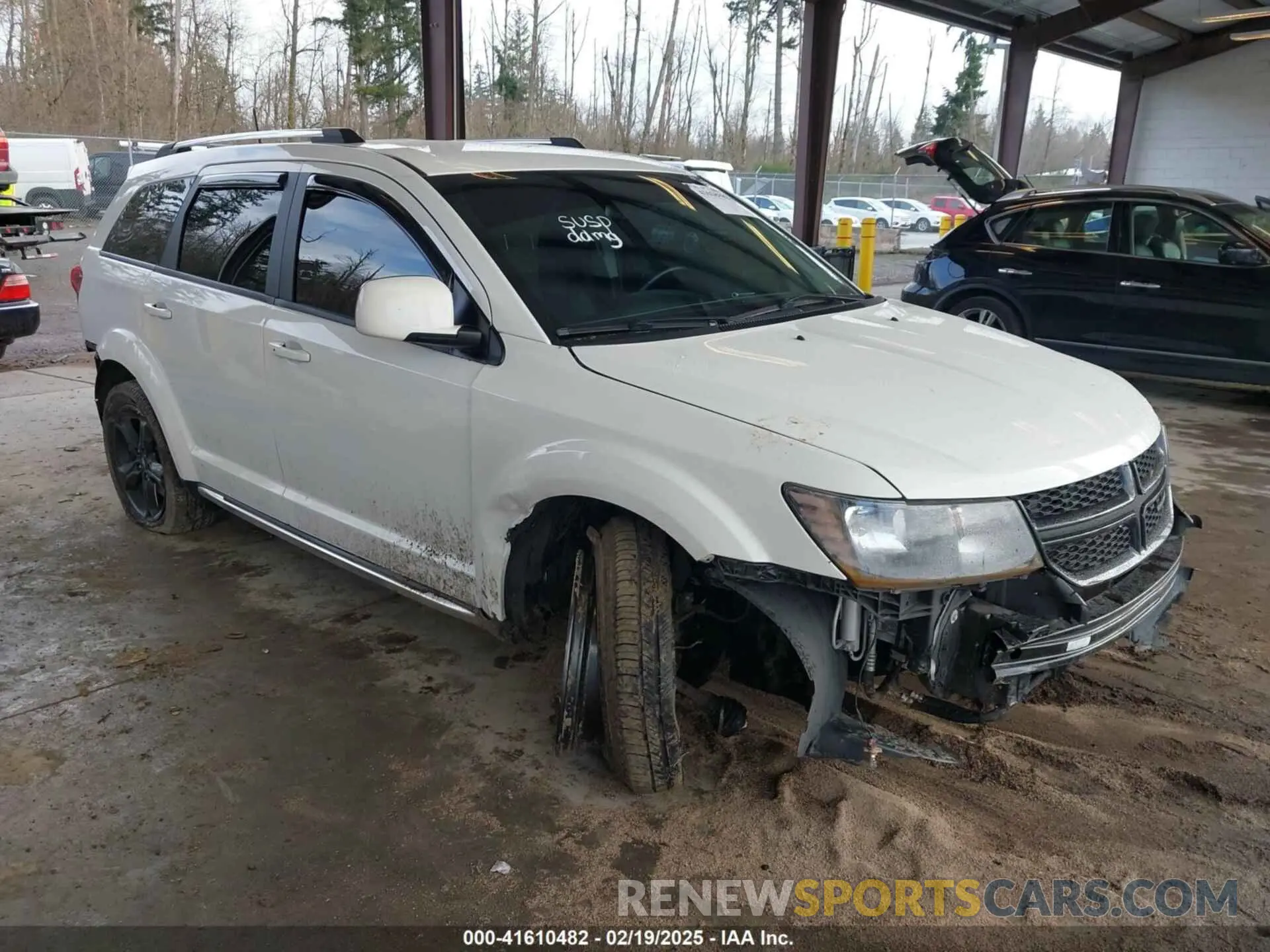 1 Photograph of a damaged car 3C4PDDGG3KT846366 DODGE JOURNEY 2019