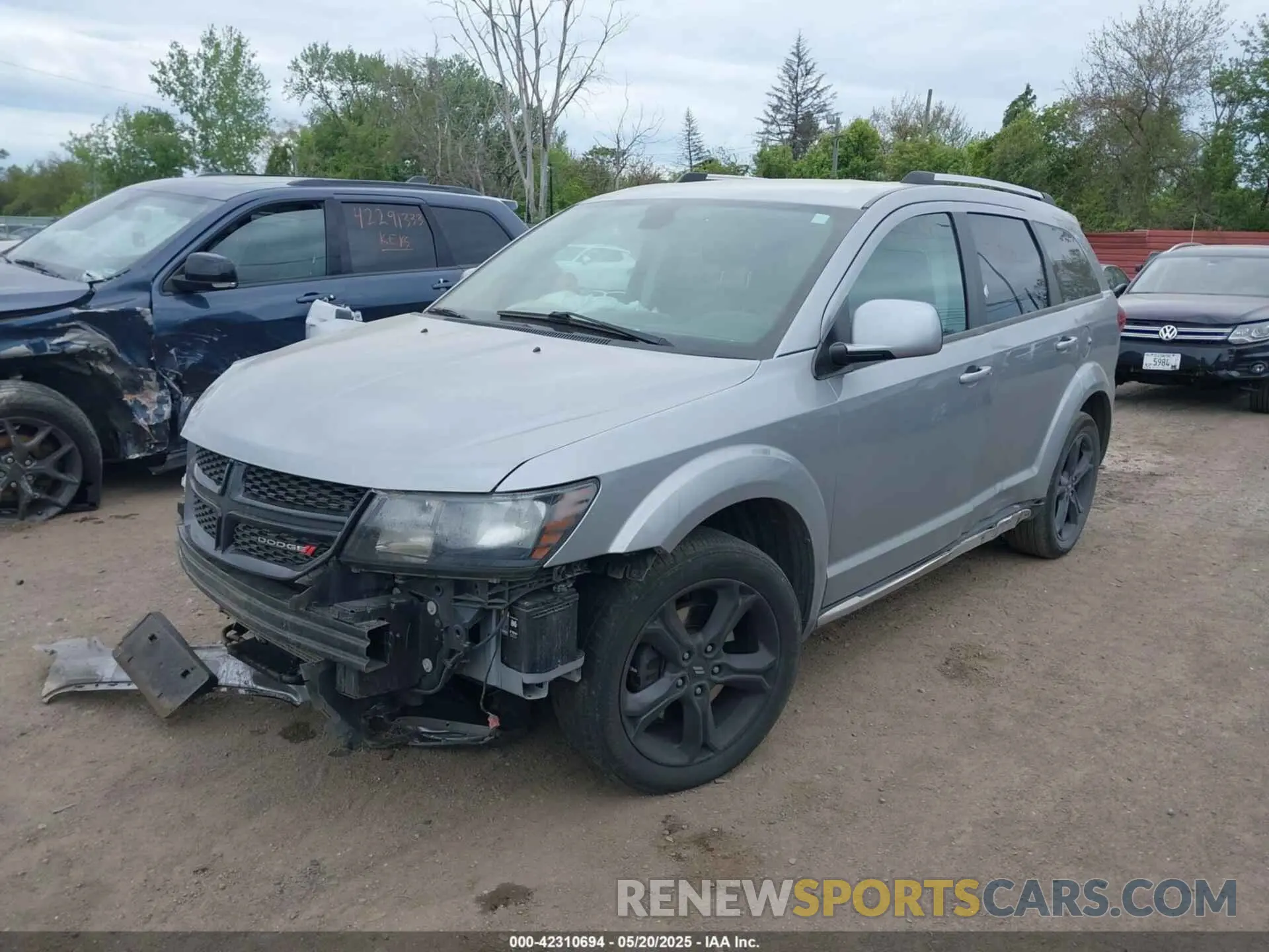 2 Фотография поврежденного автомобиля 3C4PDDGG6KT739022 DODGE JOURNEY 2019