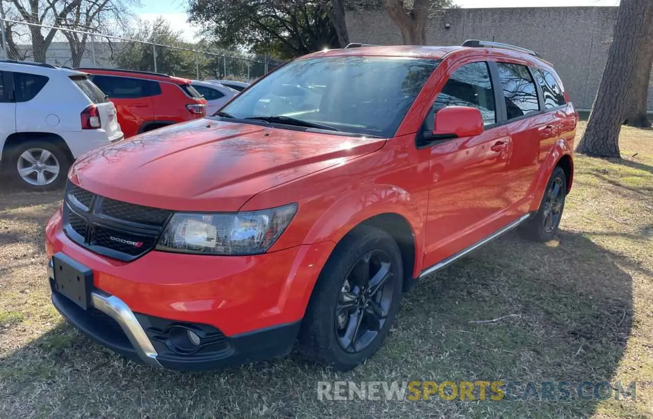 2 Photograph of a damaged car 3C4PDDGG8KT779814 DODGE JOURNEY 2019