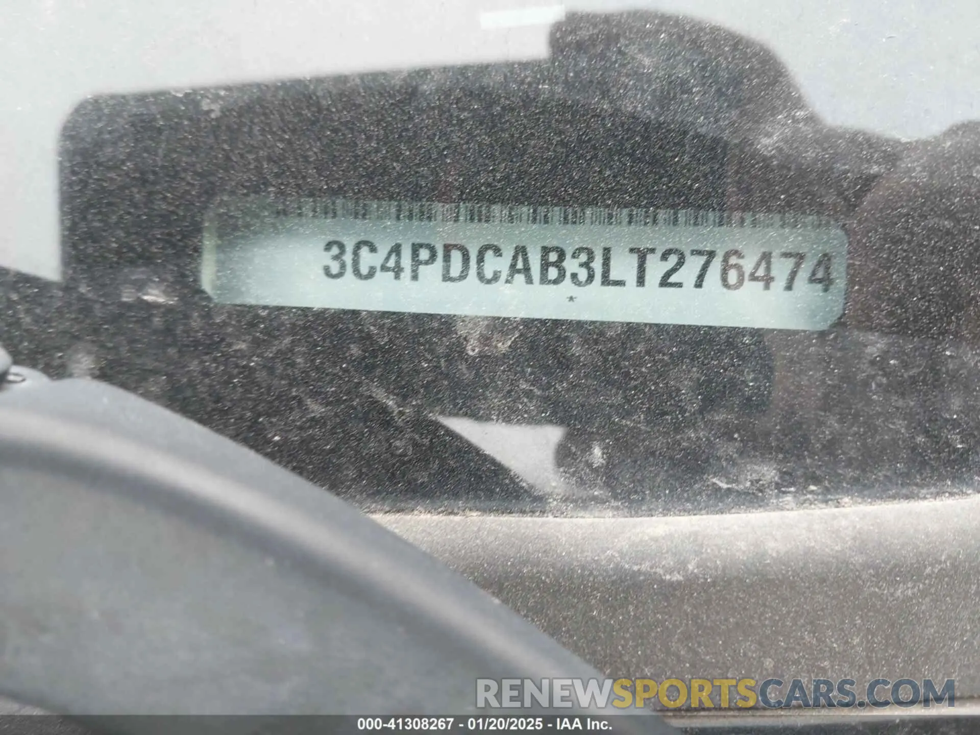 9 Photograph of a damaged car 3C4PDCAB3LT276474 DODGE JOURNEY 2020