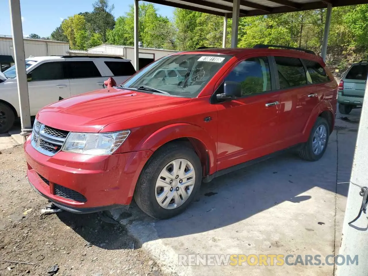 1 Photograph of a damaged car 3C4PDCAB7LT266305 DODGE JOURNEY 2020
