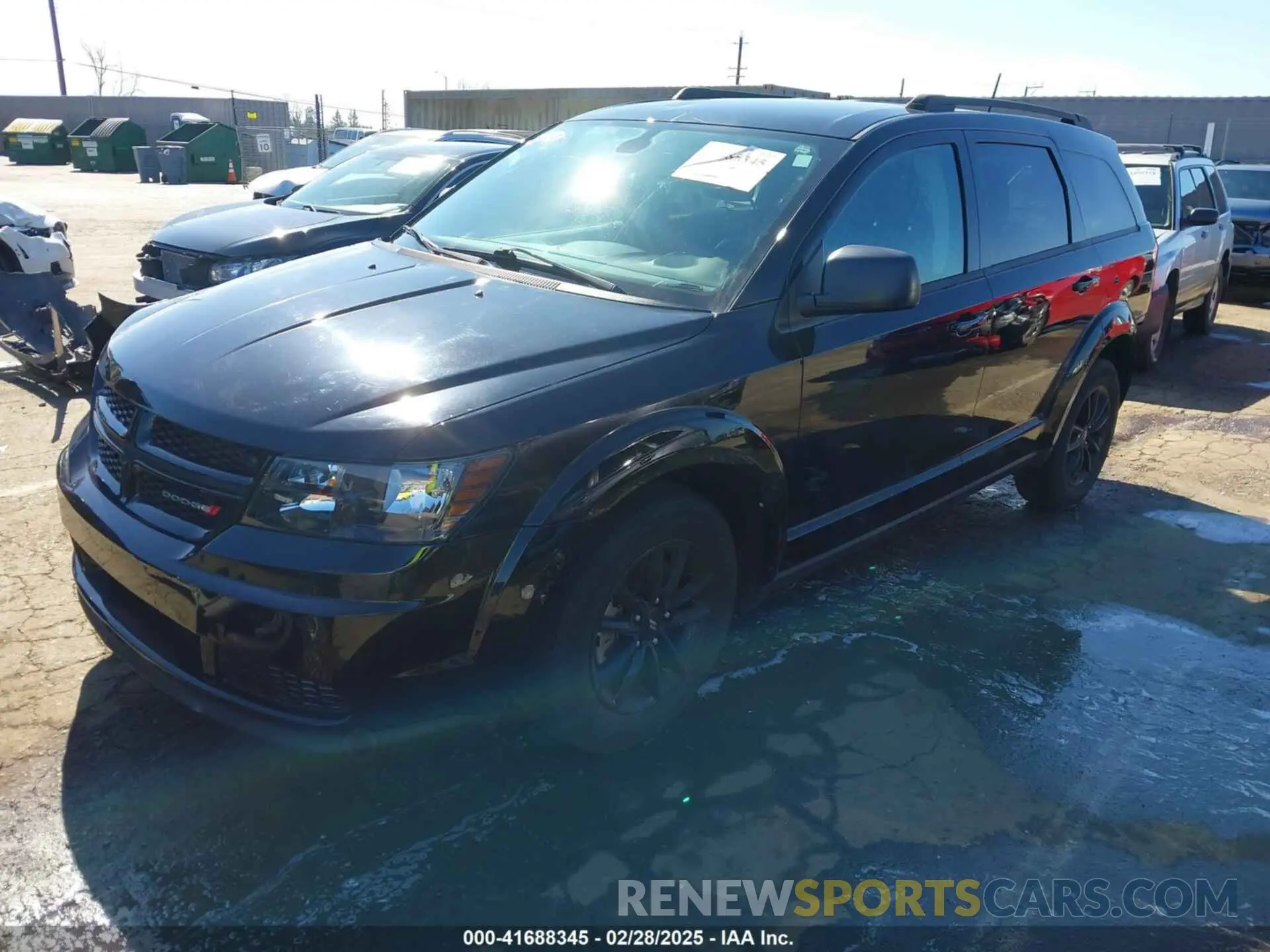 2 Photograph of a damaged car 3C4PDCAB9LT261820 DODGE JOURNEY 2020