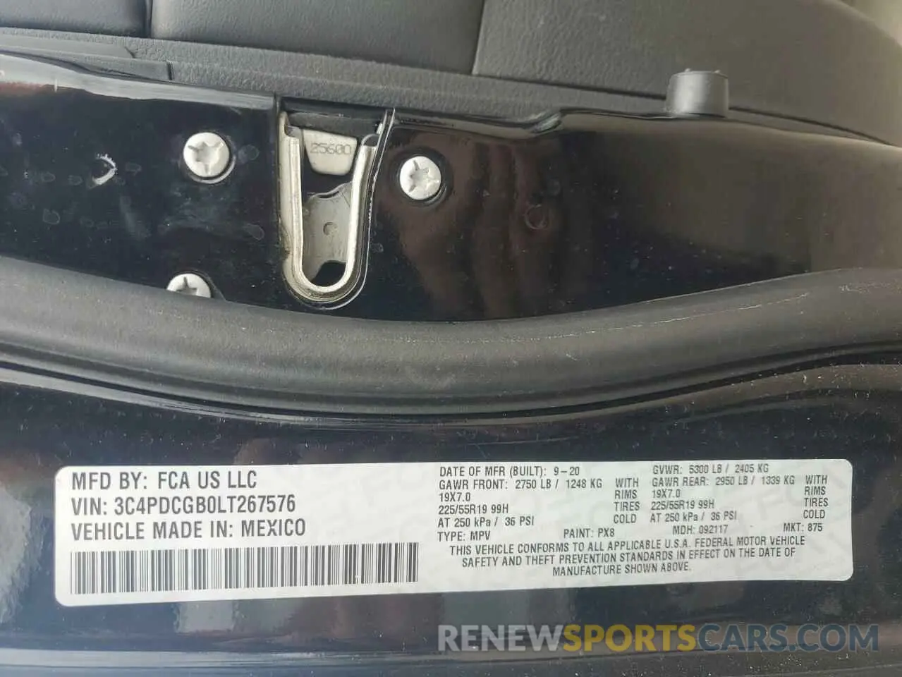 13 Photograph of a damaged car 3C4PDCGB0LT267576 DODGE JOURNEY 2020