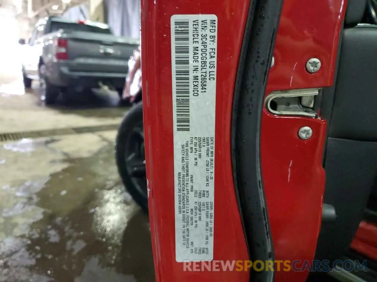 13 Фотография поврежденного автомобиля 3C4PDCGB5LT265841 DODGE JOURNEY 2020