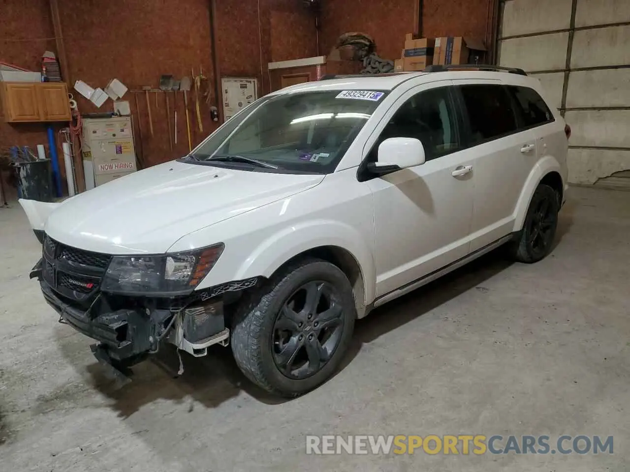 1 Photograph of a damaged car 3C4PDCGB6LT225753 DODGE JOURNEY 2020
