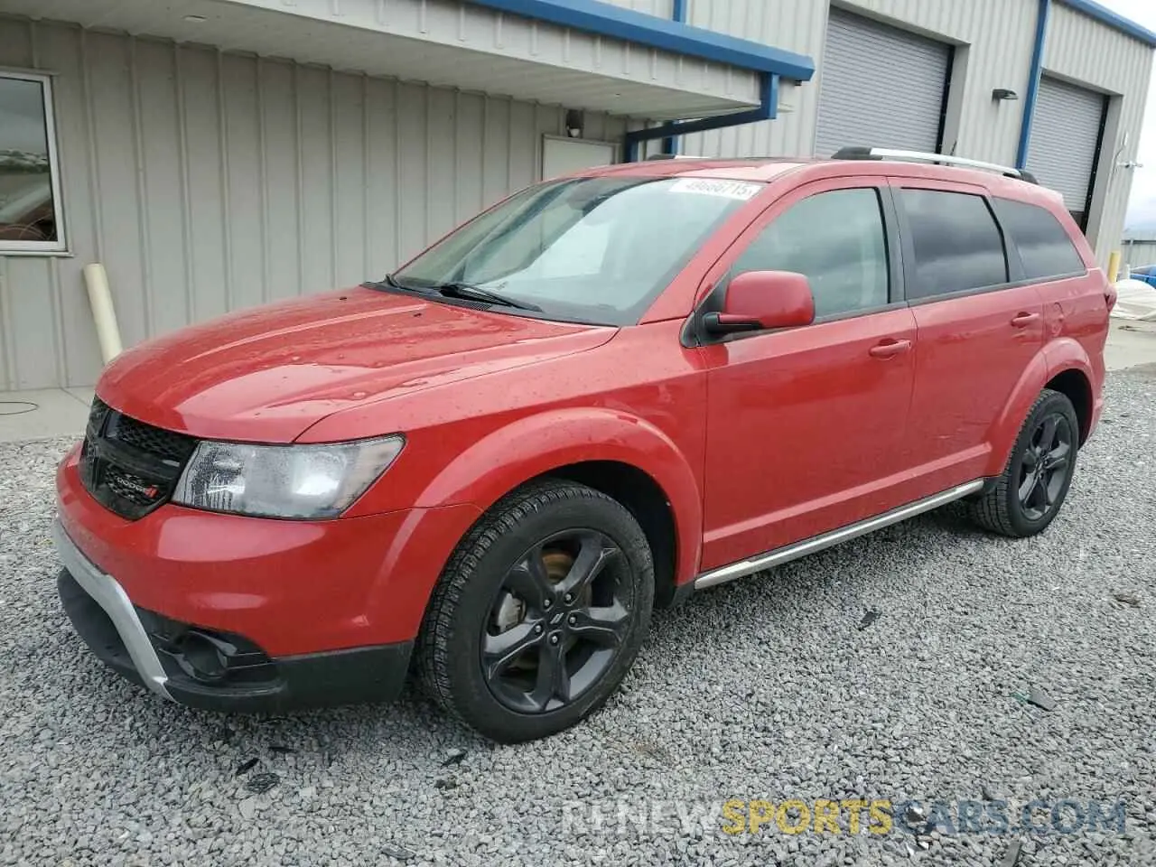 1 Photograph of a damaged car 3C4PDCGB7LT206421 DODGE JOURNEY 2020