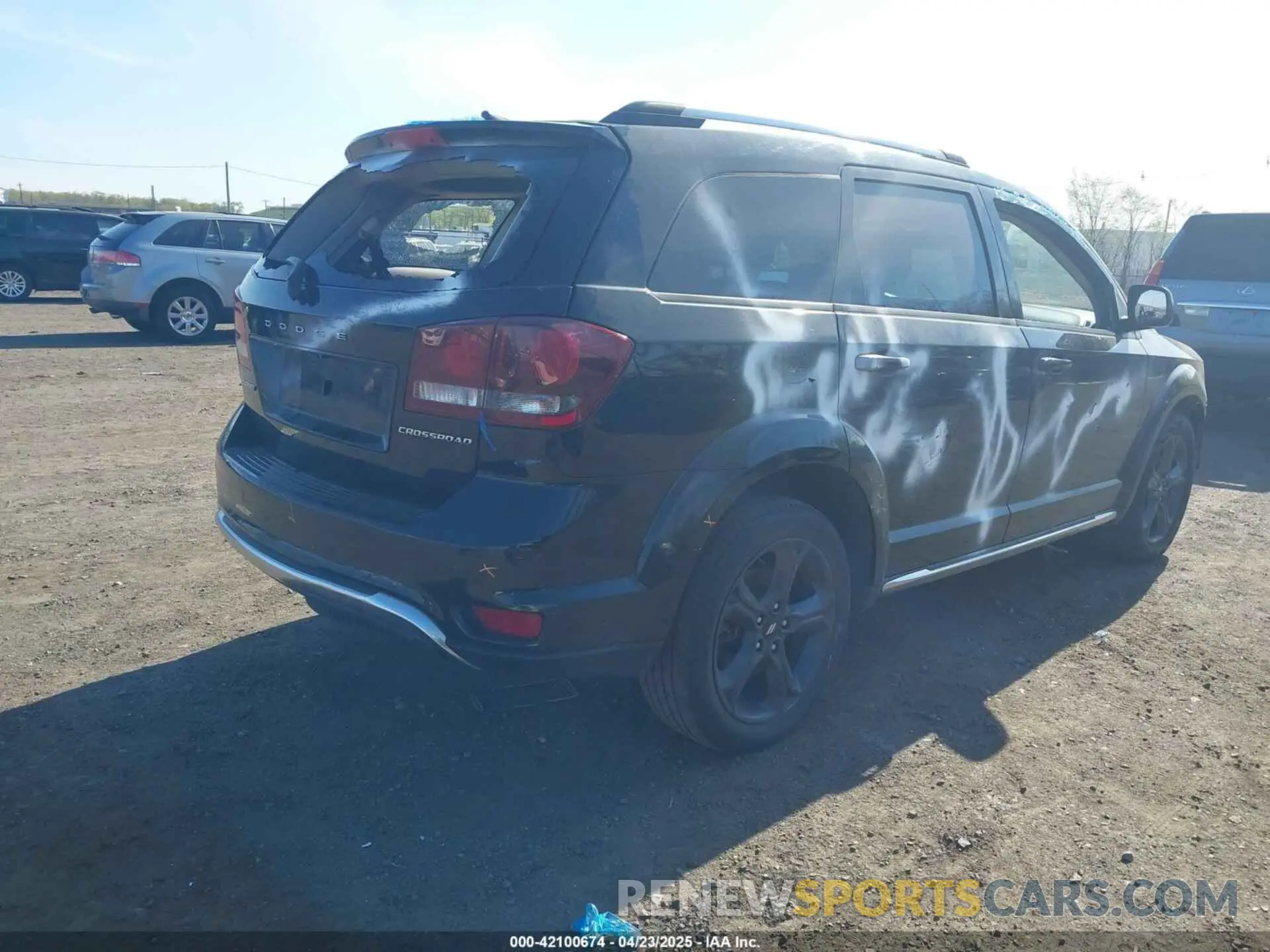 4 Фотография поврежденного автомобиля 3C4PDCGB9LT212673 DODGE JOURNEY 2020