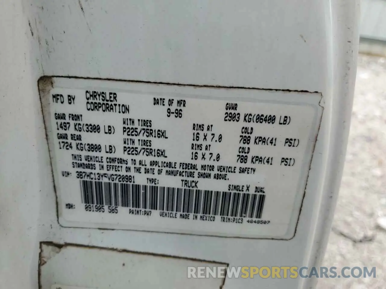 12 Photograph of a damaged car 3B7HC13Y5VG720981 DODGE RAM 1500 2026