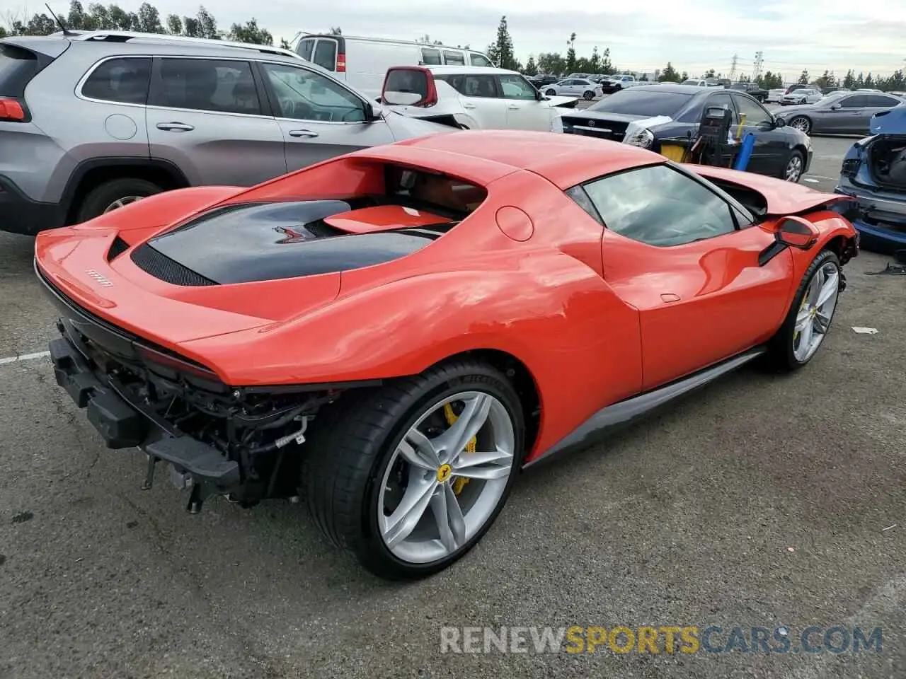 3 Фотография поврежденного автомобиля ZFF99SLA9R0310238 FERRARI 296GTB 2024