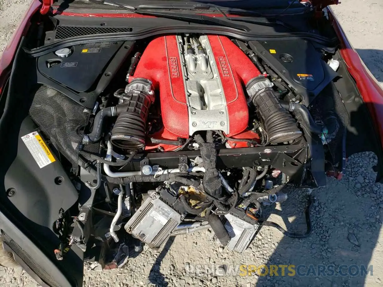 11 Photograph of a damaged car ZFF97CMA0M0258453 FERRARI 812 2021
