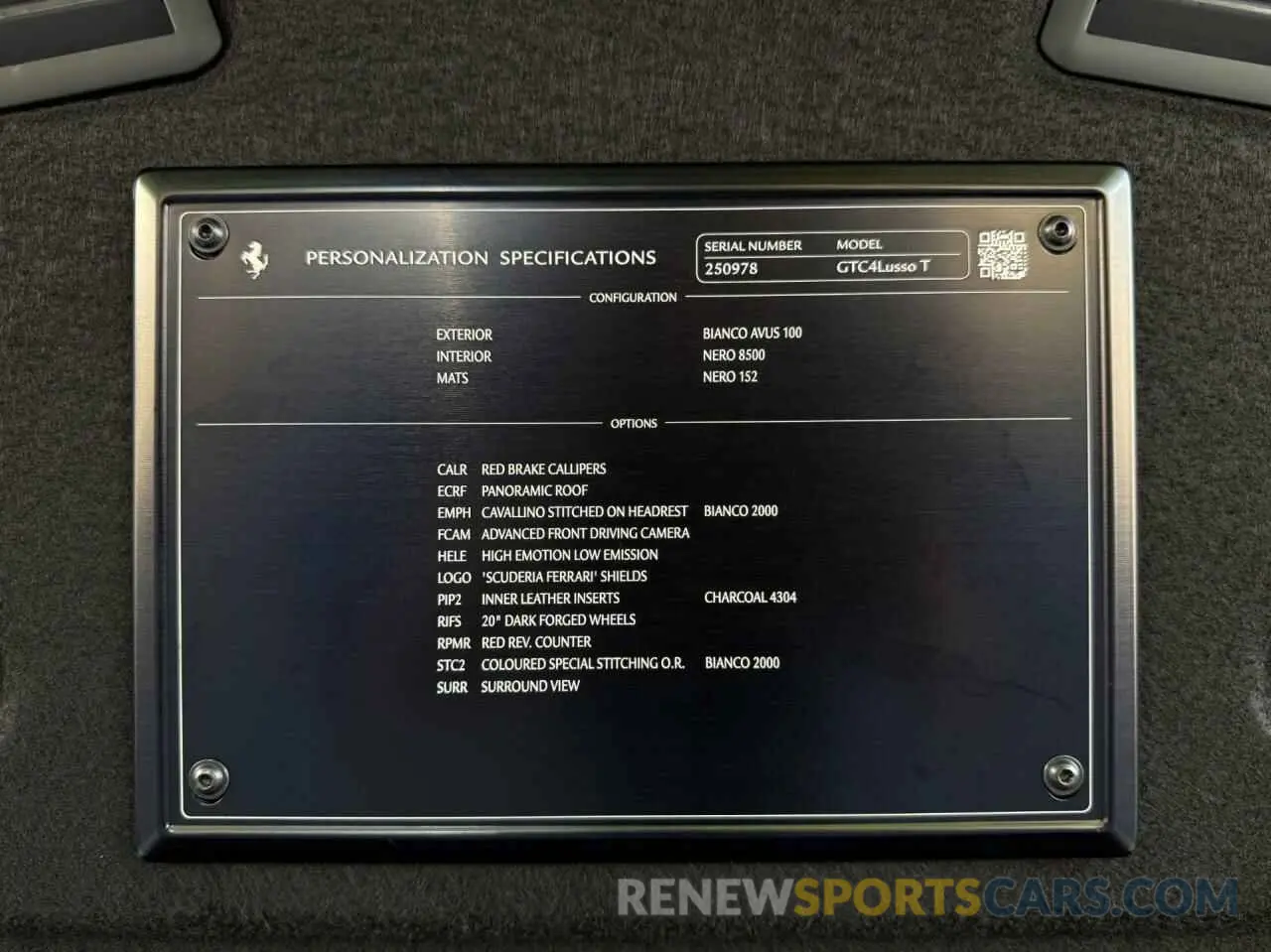 10 Photograph of a damaged car ZFF82YNA1L0250XXX FERRARI ALL MODELS 2020