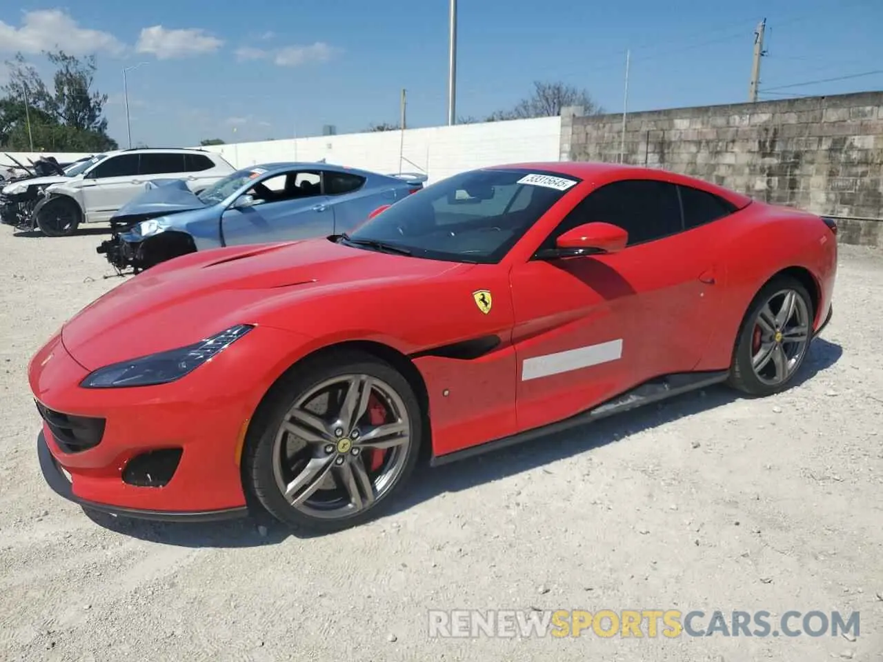 1 Фотография поврежденного автомобиля ZFF89FPAXL0250619 FERRARI ALL MODELS 2020
