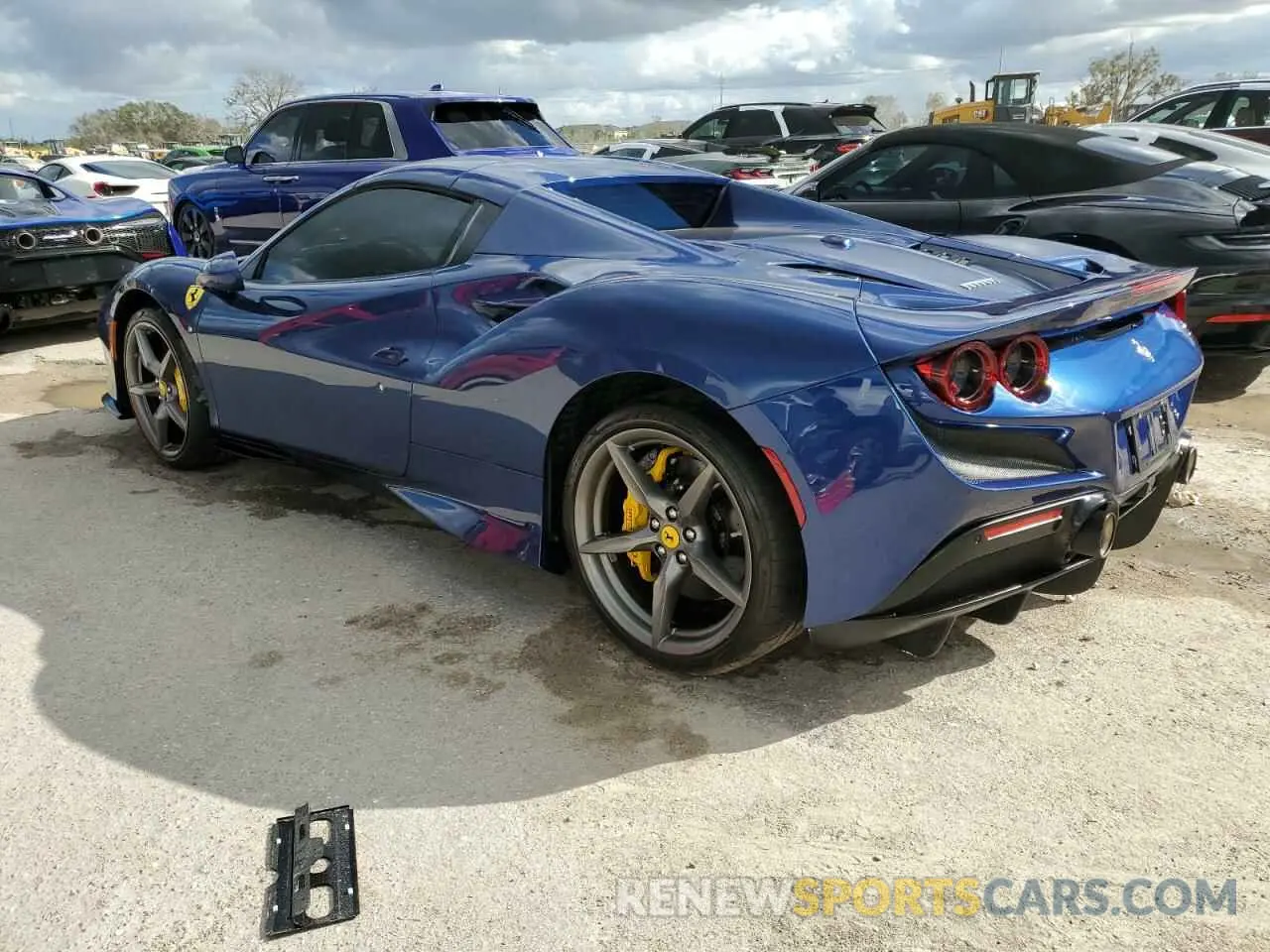2 Photograph of a damaged car ZFF93LMA0M0261333 FERRARI ALL MODELS 2021