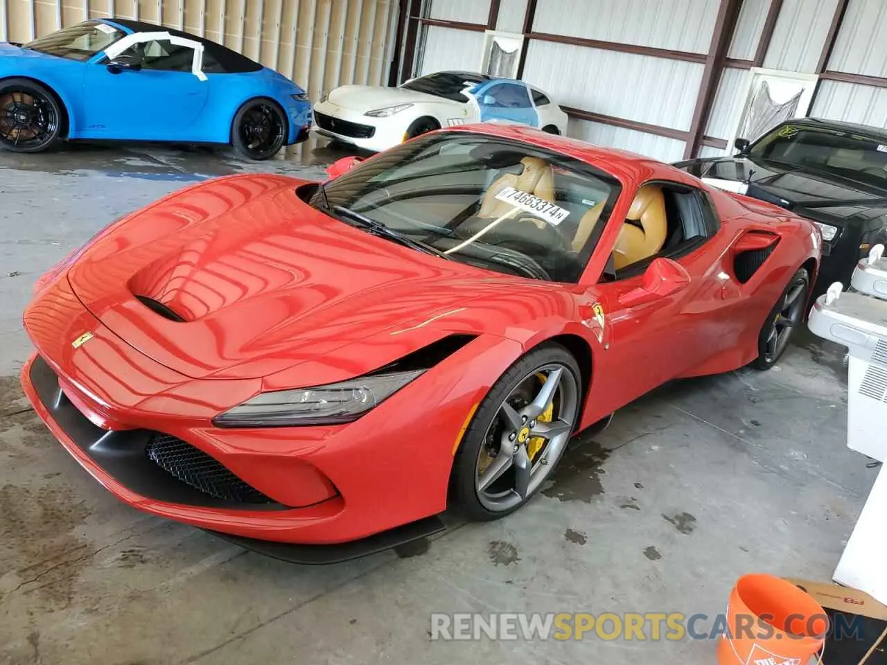 1 Photograph of a damaged car ZFF93LMA2M0264413 FERRARI ALL MODELS 2021