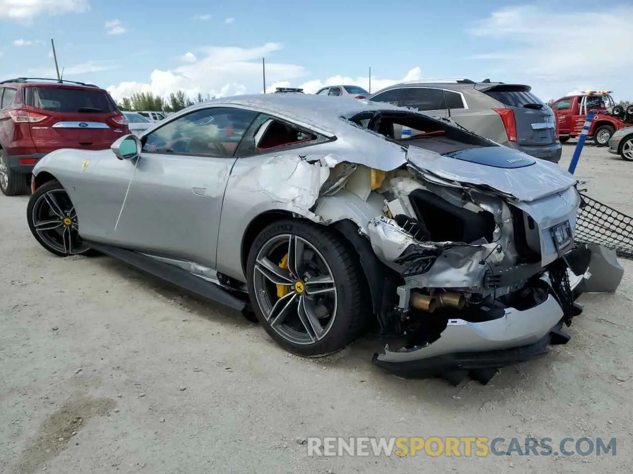 2 Фотография поврежденного автомобиля ZFF98RNA1N0279070 FERRARI ALL MODELS 2022