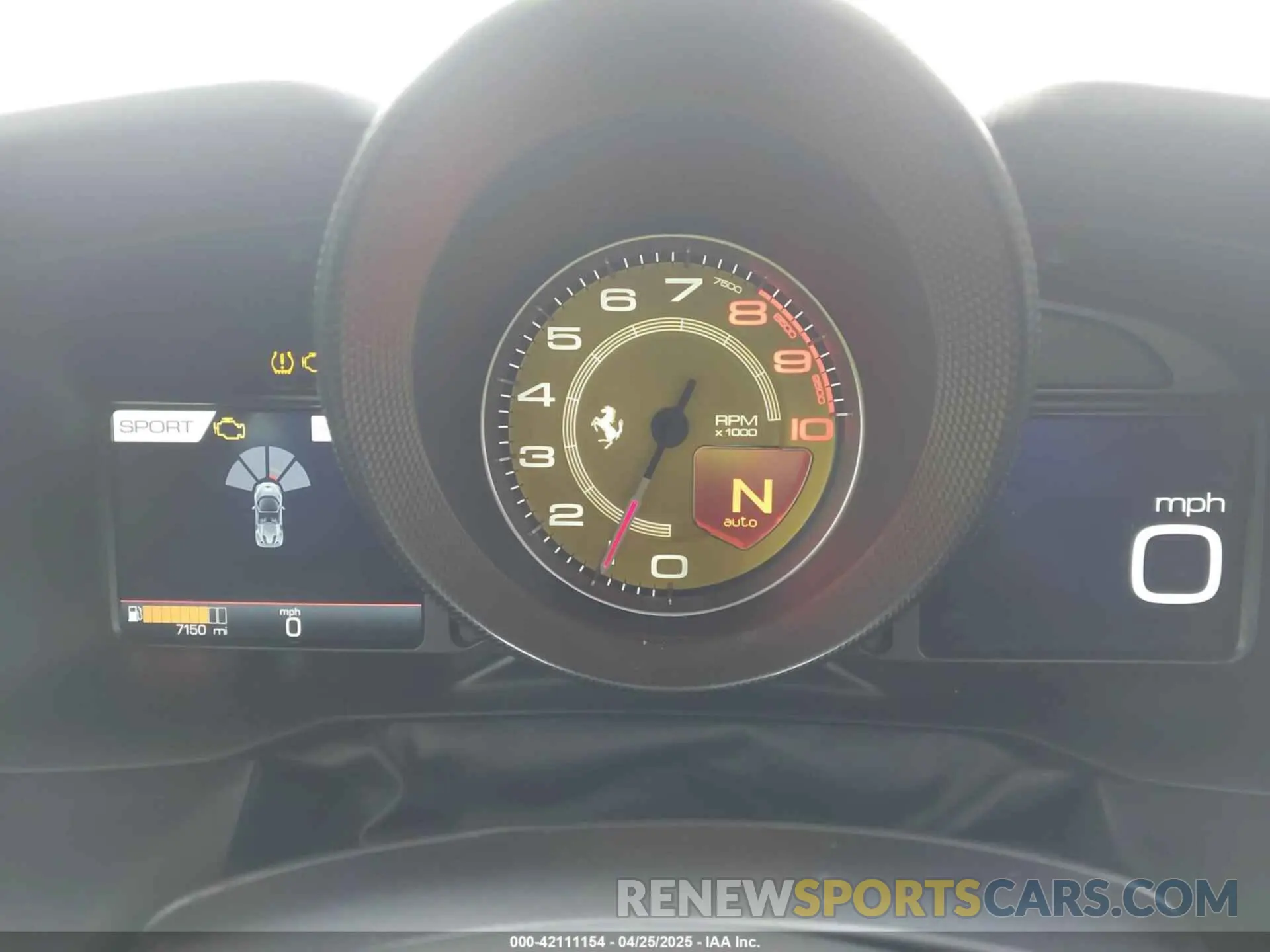 7 Photograph of a damaged car ZFF93LMA4N0277116 FERRARI F8 SPIDER 2022
