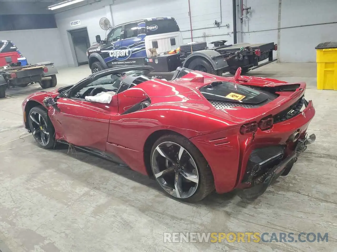2 Photograph of a damaged car ZFF96NMA3R0300345 FERRARI SF 90 SPID 2024