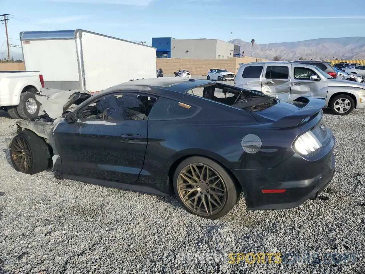 2 Фотография поврежденного автомобиля 1FA6P8TH3K5176753 FORD ALL Models 2019