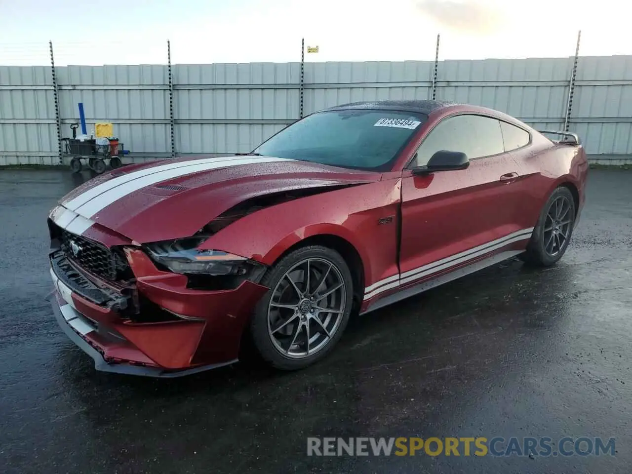 1 Photograph of a damaged car 1FA6P8TH9K5135513 FORD ALL Models 2019