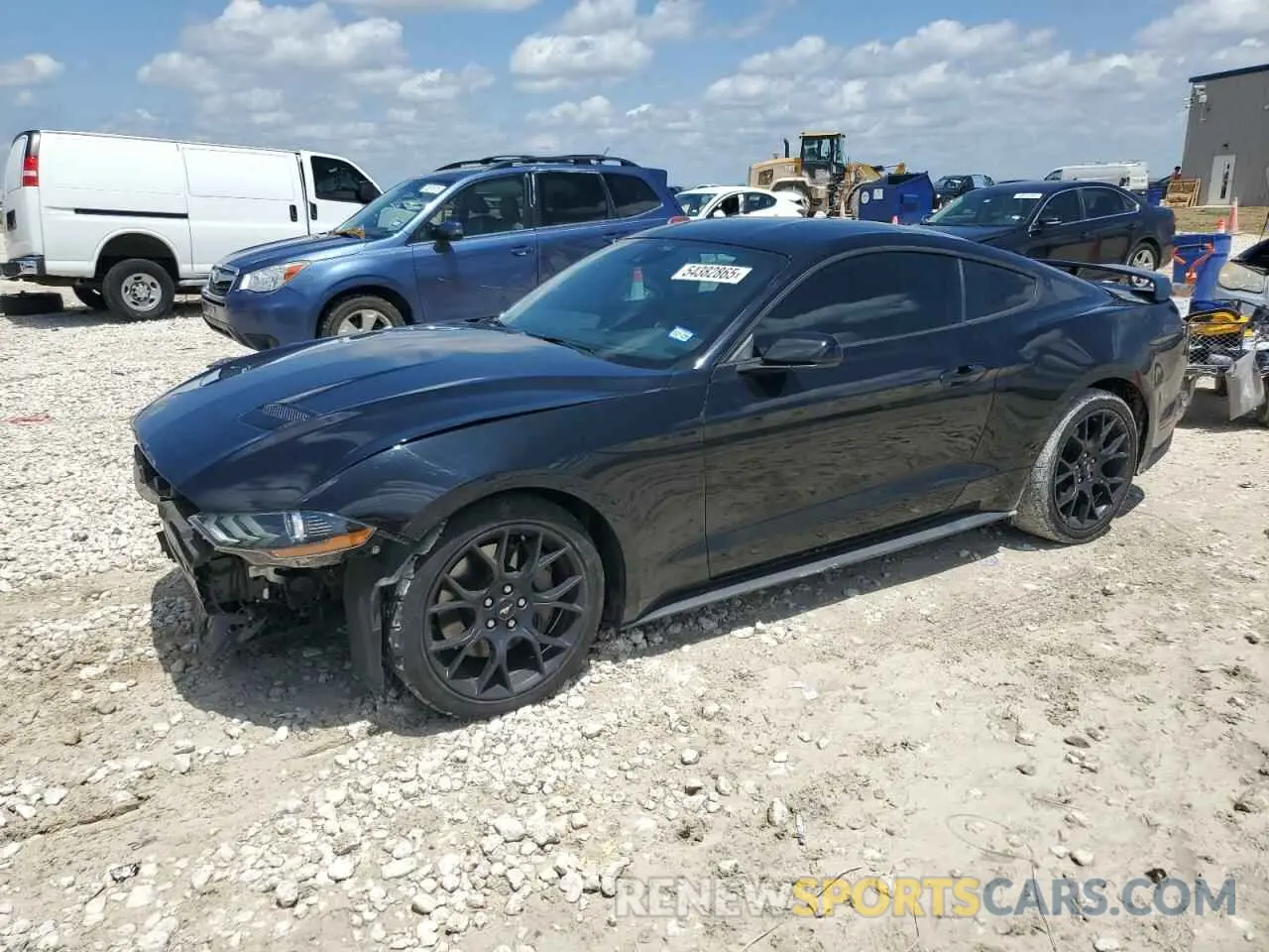 1 Photograph of a damaged car 1FA6P8THXK5176619 FORD ALL Models 2019