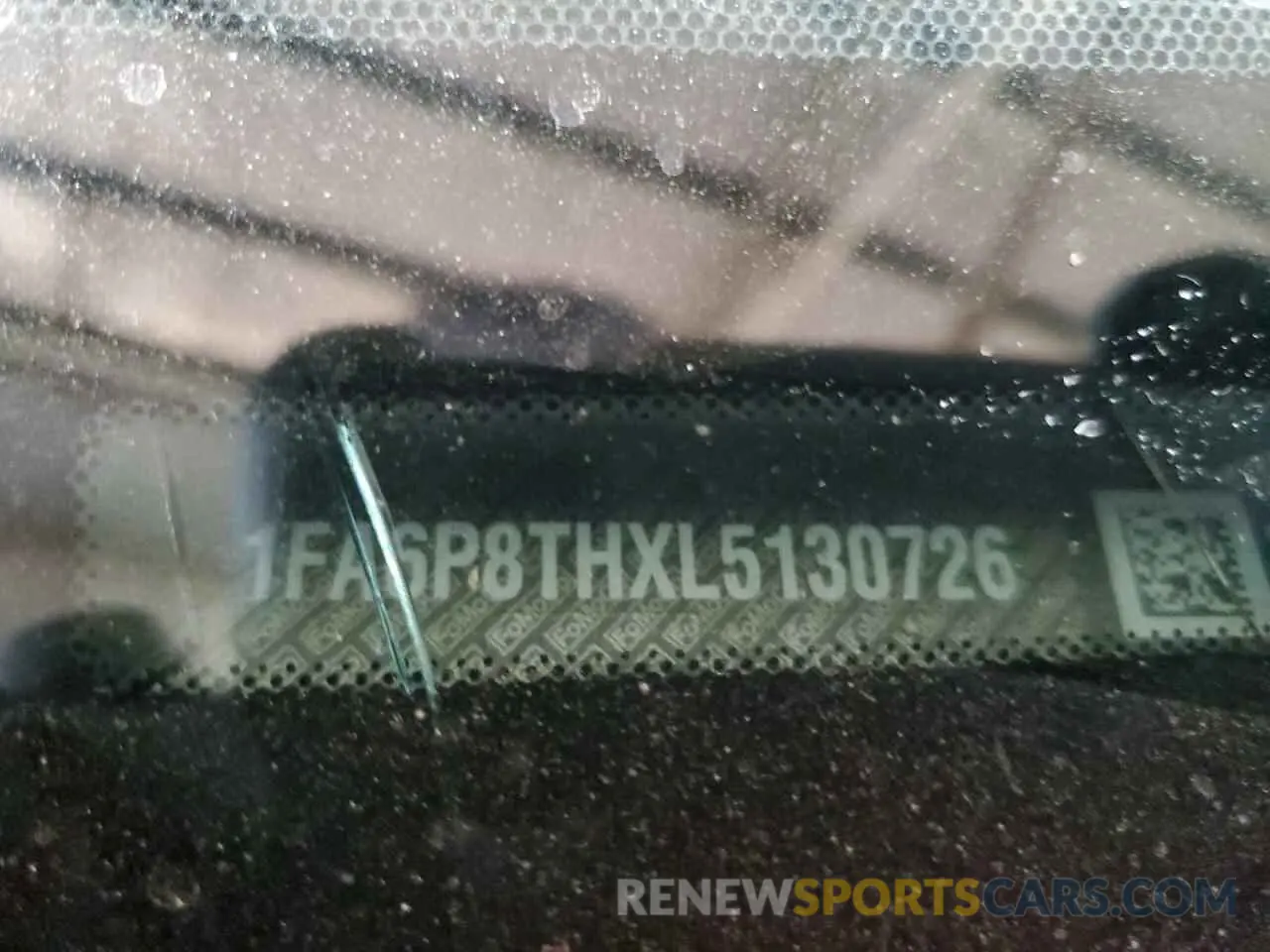 13 Photograph of a damaged car 1FA6P8THXL5130726 FORD ALL Models 2020