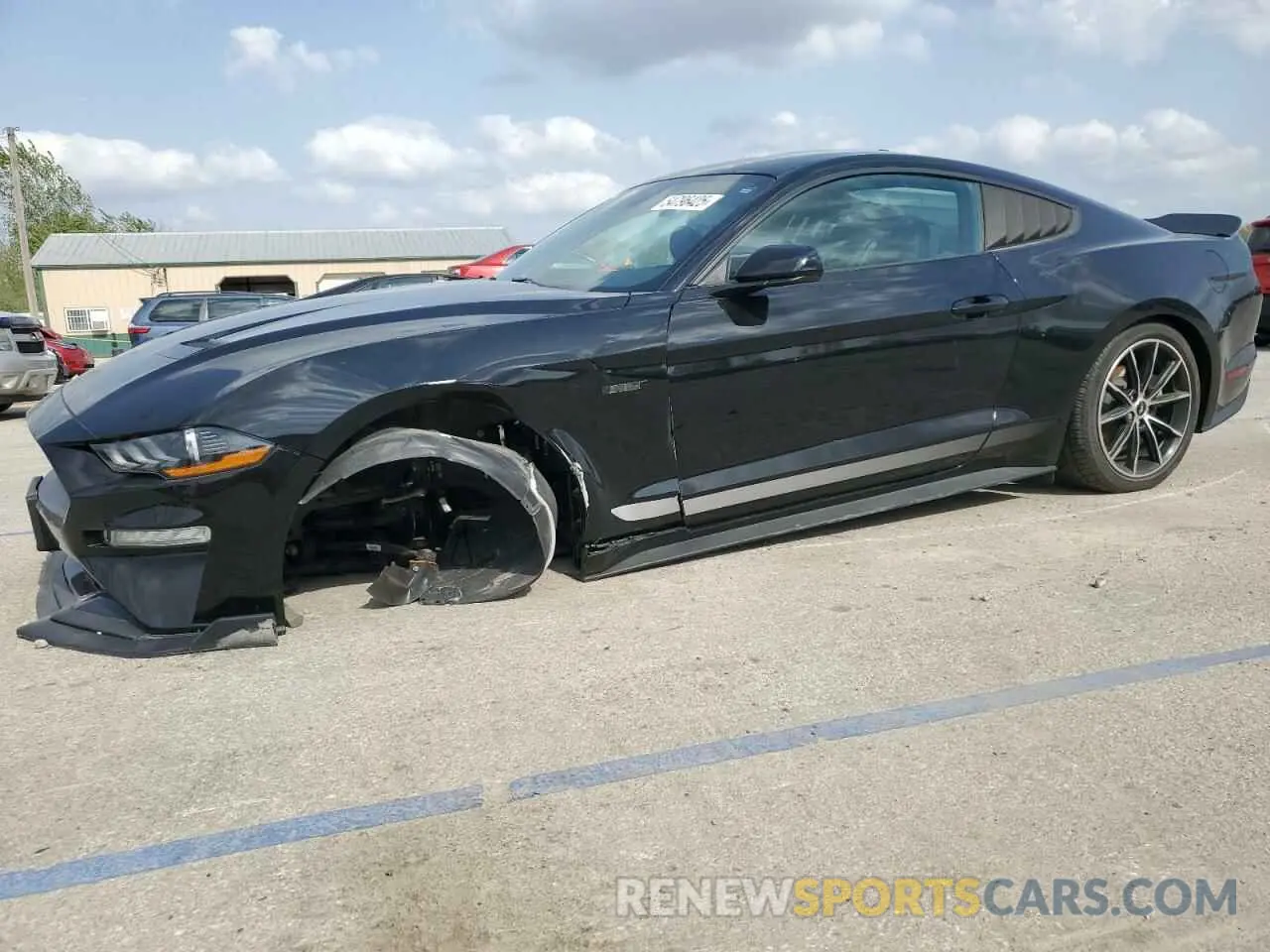 1 Photograph of a damaged car 1FA6P8TH2M5153645 FORD ALL Models 2021