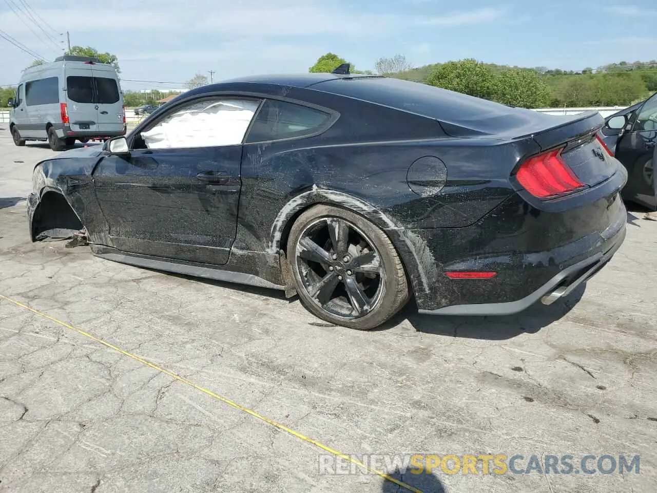 2 Photograph of a damaged car 1FA6P8TH0N5131841 FORD ALL Models 2022