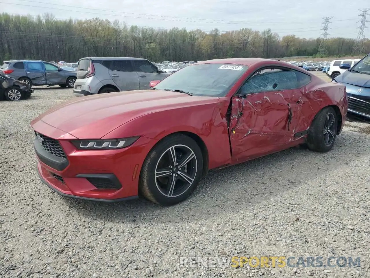 1 Photograph of a damaged car 1FA6P8TH4R5108374 FORD ALL Models 2024