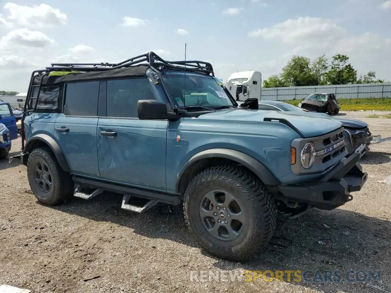 4 Photograph of a damaged car 1FMDE5BH2MLA83983 FORD BRONCO 2021
