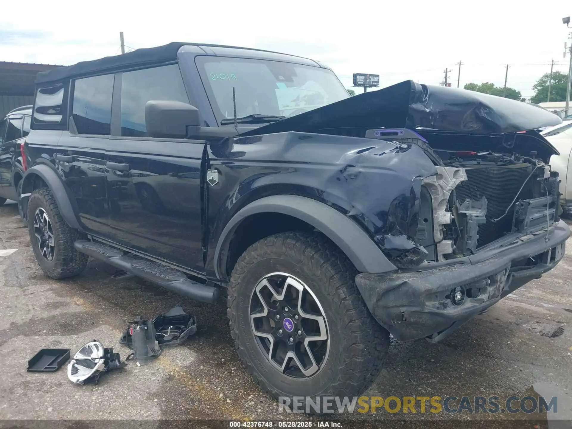 1 Photograph of a damaged car 1FMDE5BH2MLA85541 FORD BRONCO 2021
