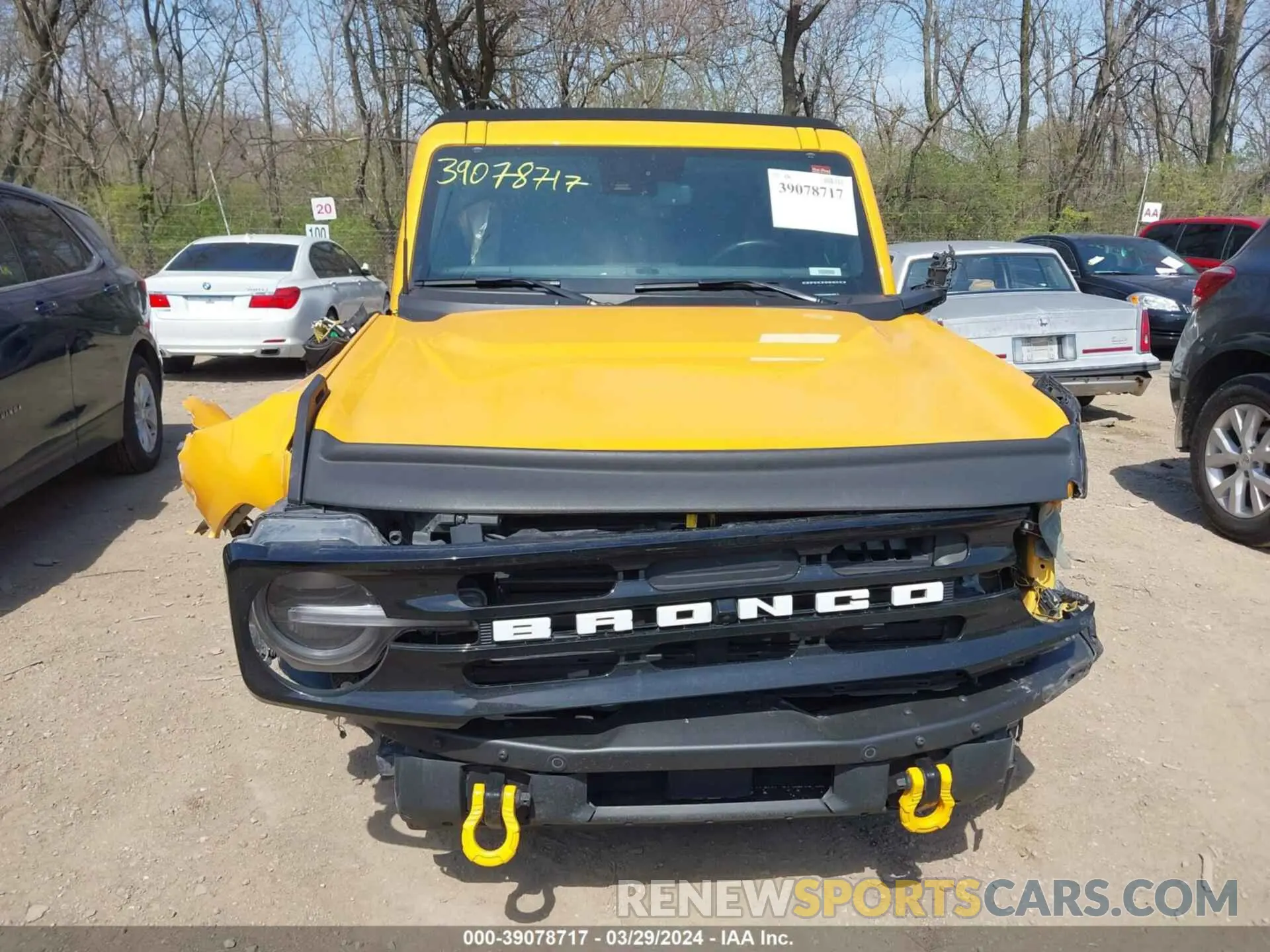 13 Photograph of a damaged car 1FMDE5BH7MLA95966 FORD BRONCO 2021