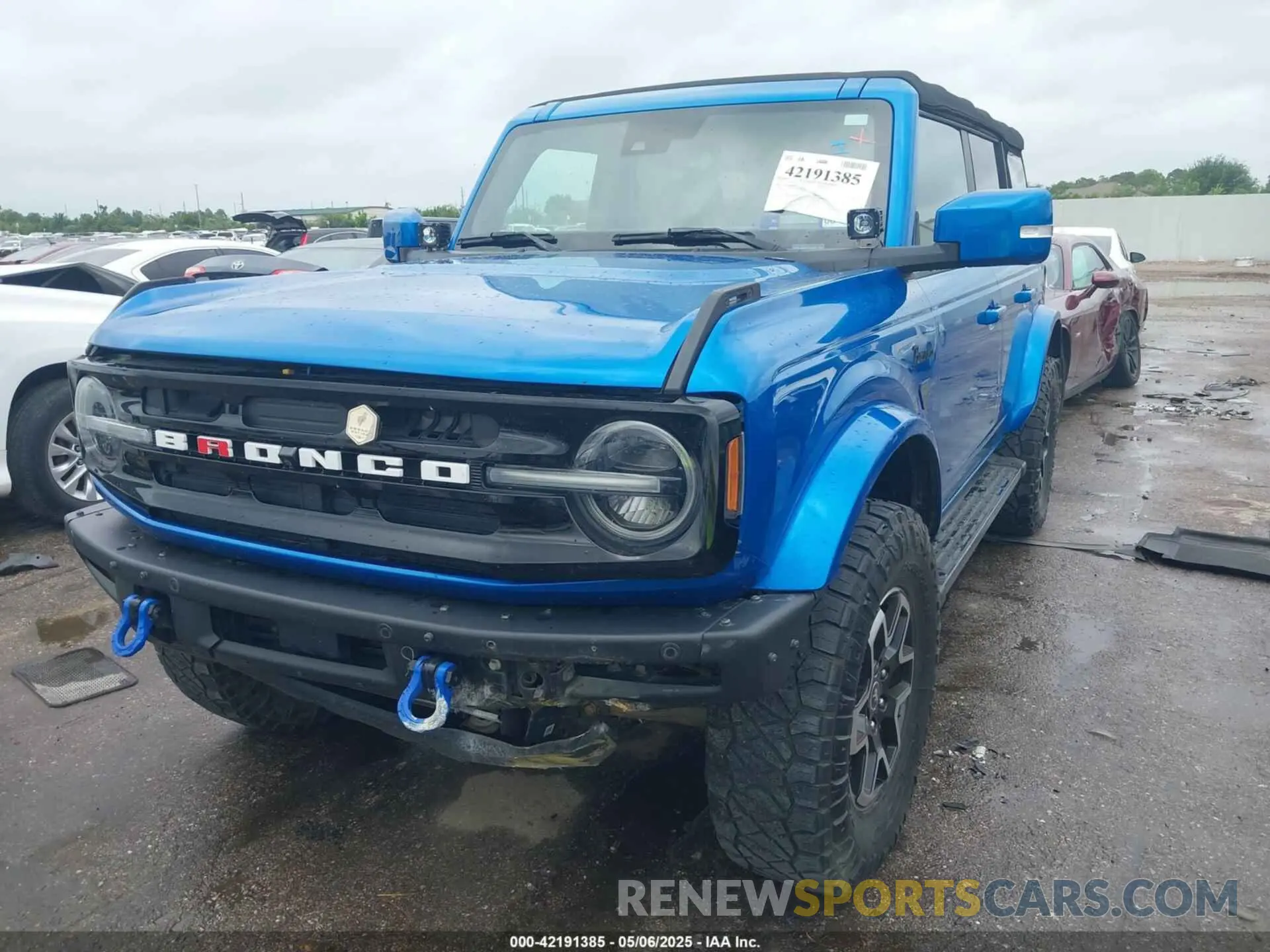 2 Photograph of a damaged car 1FMDE5BH9MLA71524 FORD BRONCO 2021
