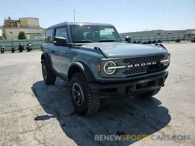 13 Photograph of a damaged car 1FMDE5CH1MLA60600 FORD BRONCO 2021