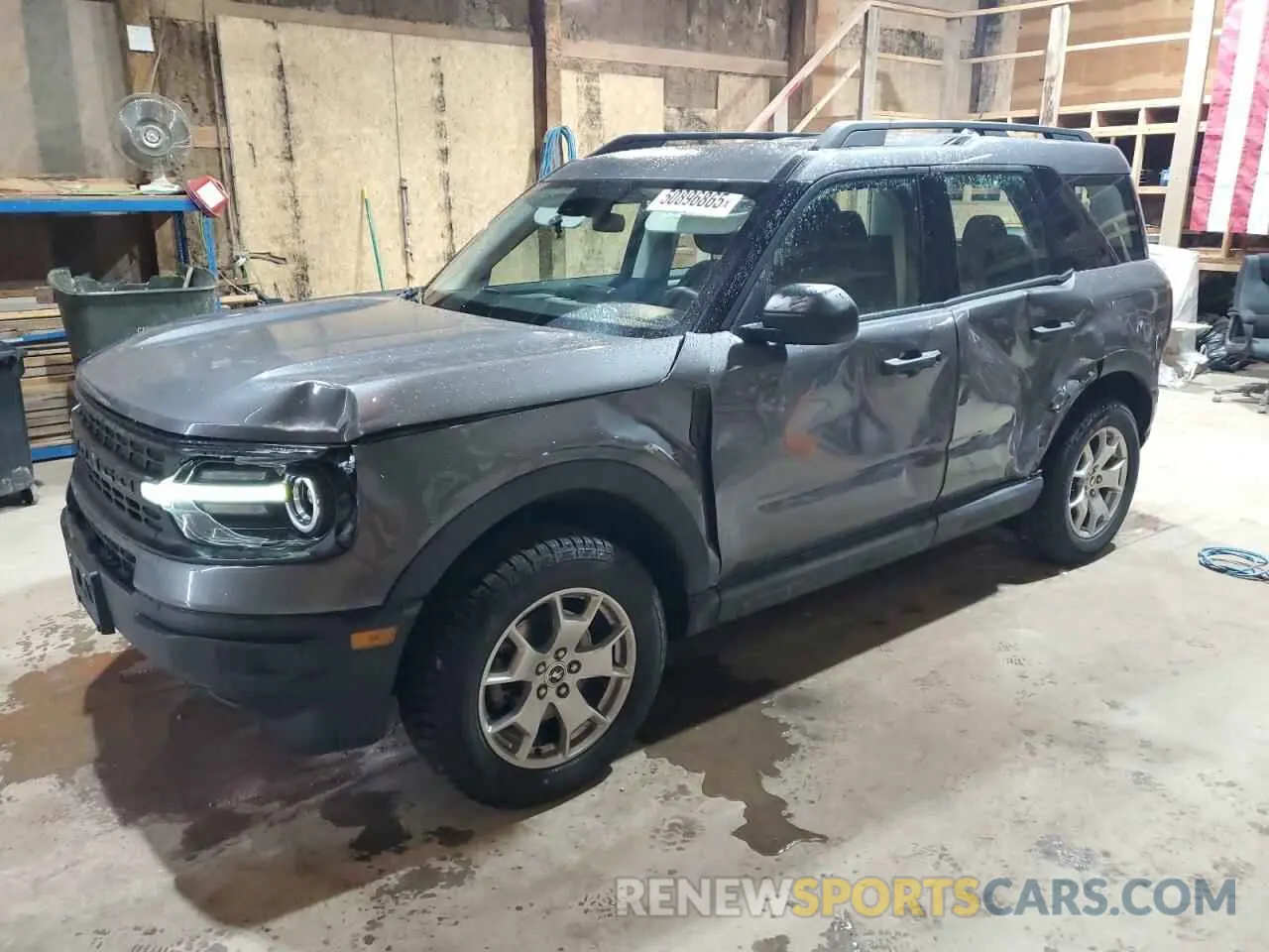 1 Photograph of a damaged car 3FMCR9A66MRB01989 FORD BRONCO 2021
