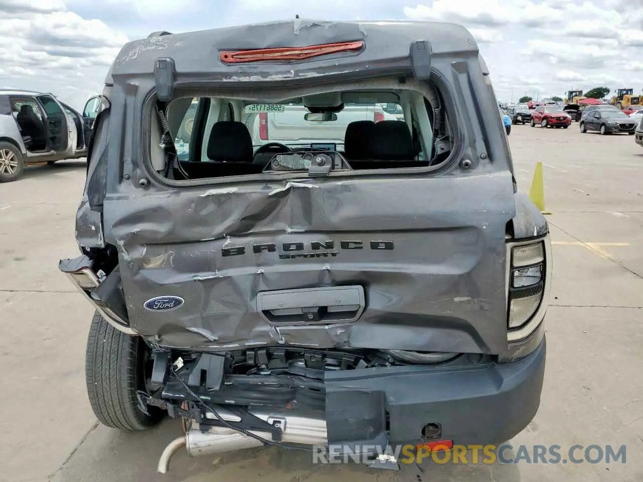 6 Фотография поврежденного автомобиля 3FMCR9A68MRA17401 FORD BRONCO 2021