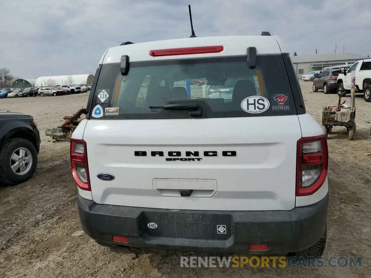 6 Photograph of a damaged car 3FMCR9A69MRA22249 FORD BRONCO 2021