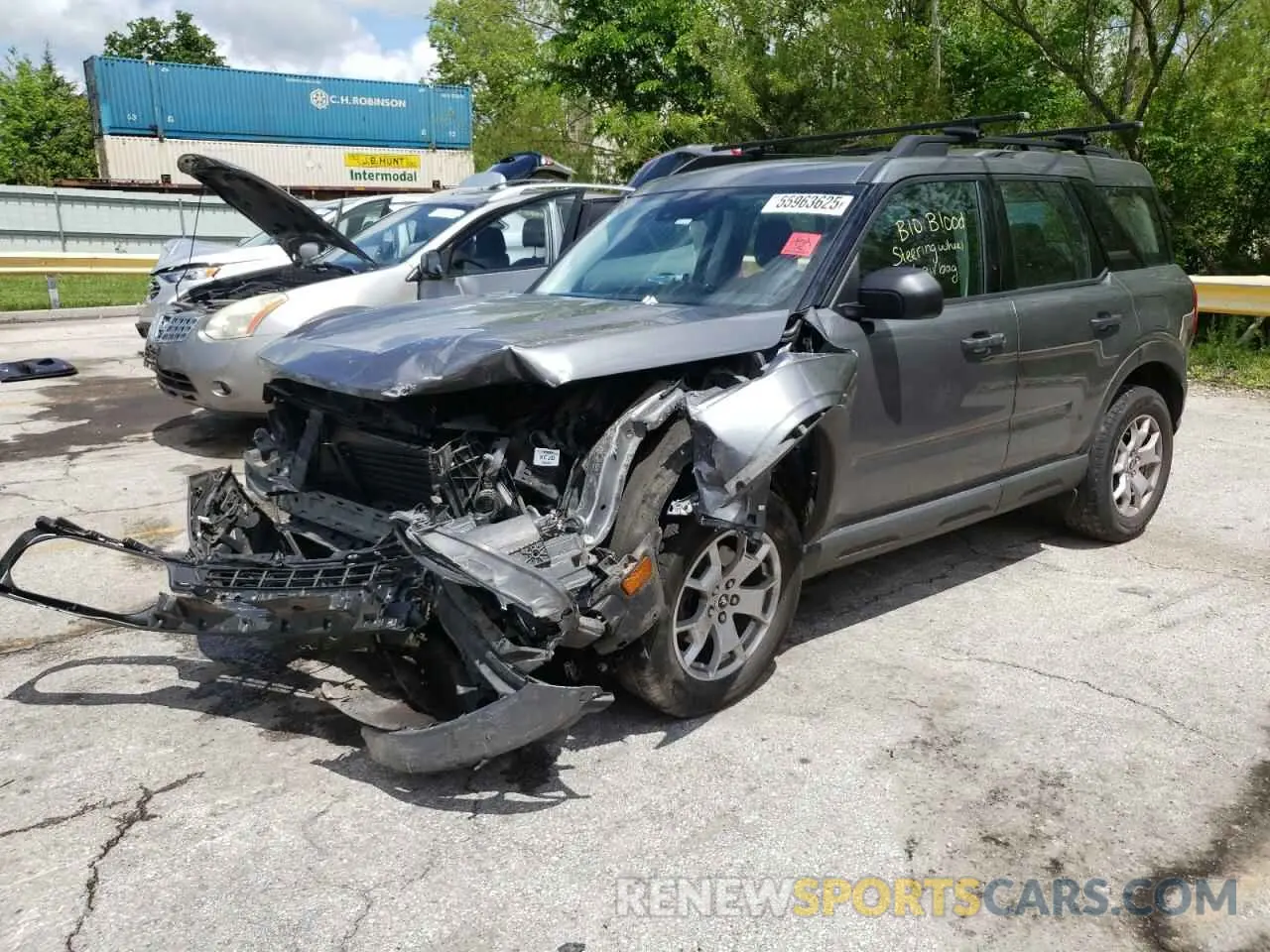 1 Photograph of a damaged car 3FMCR9A69MRB24540 FORD BRONCO 2021