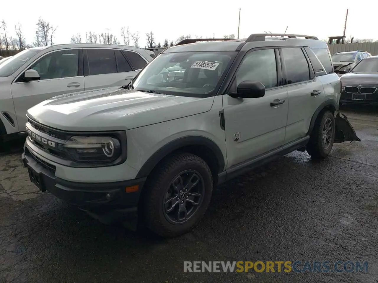 1 Photograph of a damaged car 3FMCR9B60MRA73749 FORD BRONCO 2021