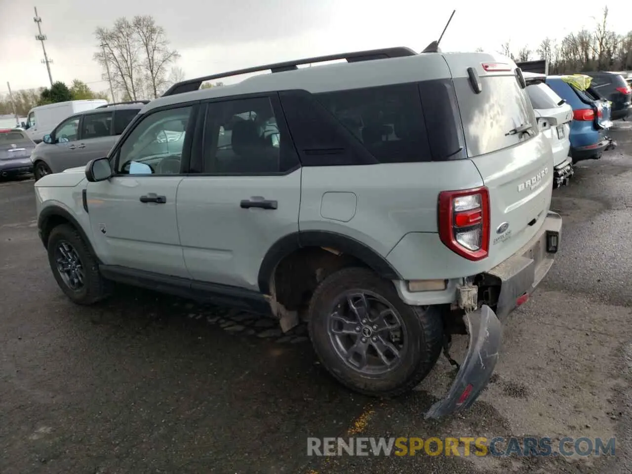2 Photograph of a damaged car 3FMCR9B60MRA73749 FORD BRONCO 2021