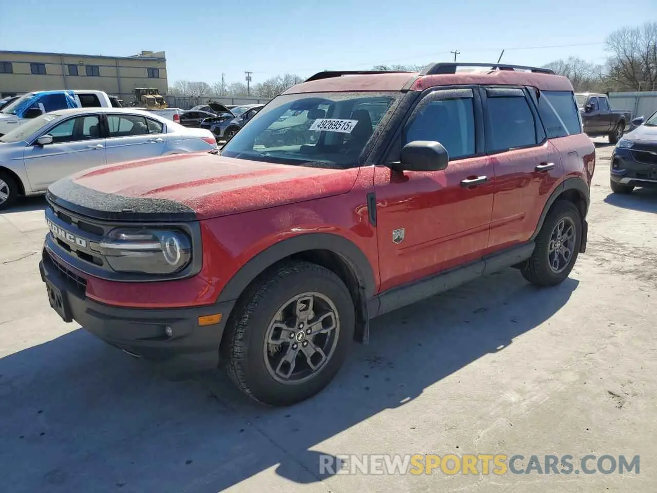 1 Photograph of a damaged car 3FMCR9B60MRB03302 FORD BRONCO 2021
