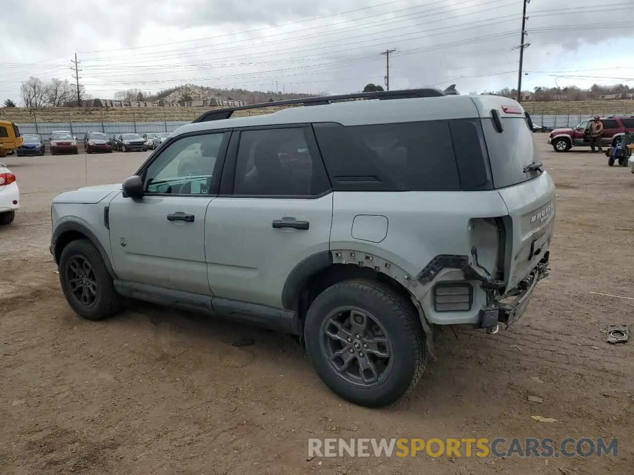 2 Photograph of a damaged car 3FMCR9B61MRA97123 FORD BRONCO 2021