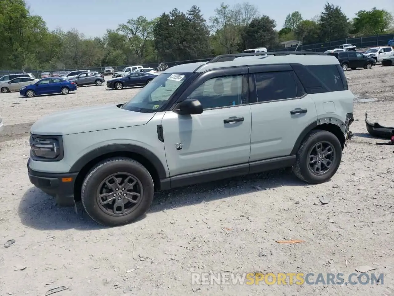 1 Фотография поврежденного автомобиля 3FMCR9B61MRB04104 FORD BRONCO 2021