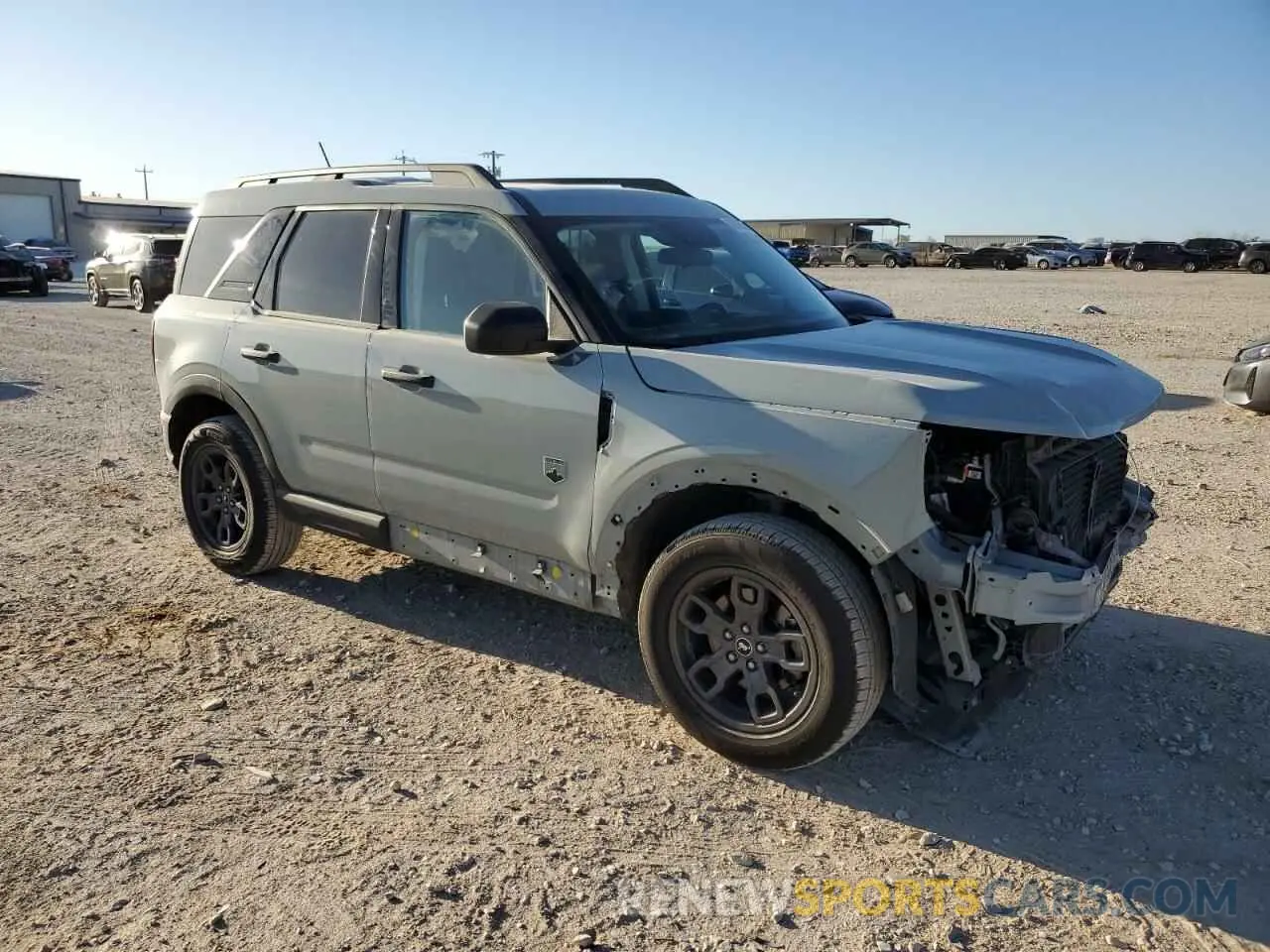 4 Photograph of a damaged car 3FMCR9B62MRB22501 FORD BRONCO 2021