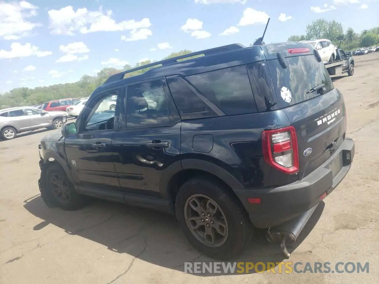 2 Photograph of a damaged car 3FMCR9B63MRB25570 FORD BRONCO 2021