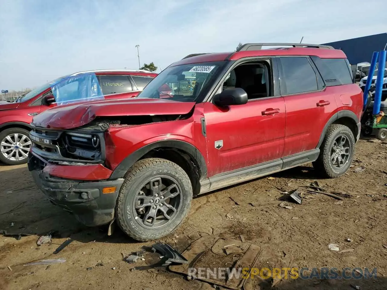 1 Photograph of a damaged car 3FMCR9B63MRB35905 FORD BRONCO 2021