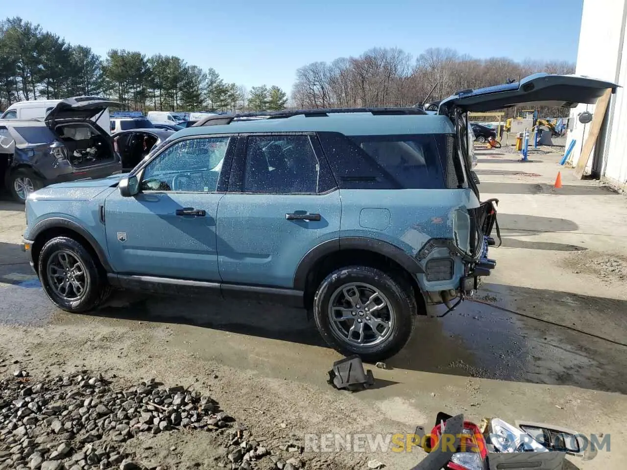 2 Photograph of a damaged car 3FMCR9B64MRA20715 FORD BRONCO 2021