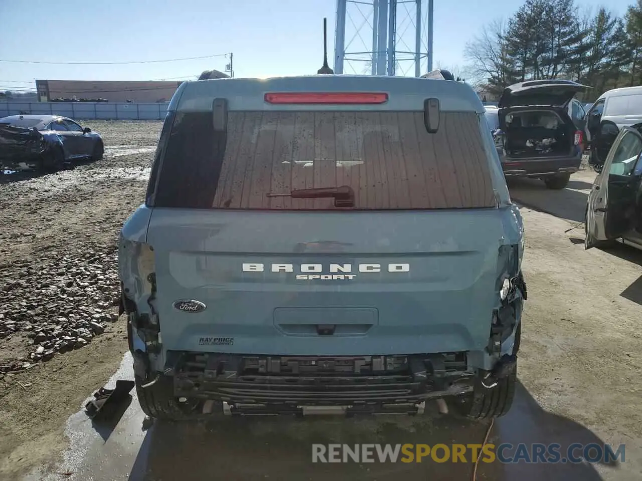 6 Photograph of a damaged car 3FMCR9B64MRA20715 FORD BRONCO 2021