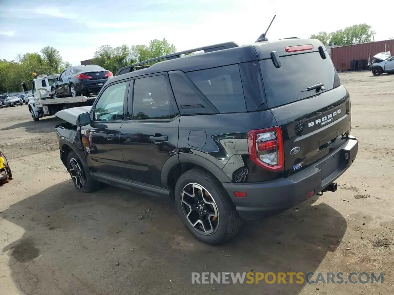 2 Photograph of a damaged car 3FMCR9B64MRA52841 FORD BRONCO 2021
